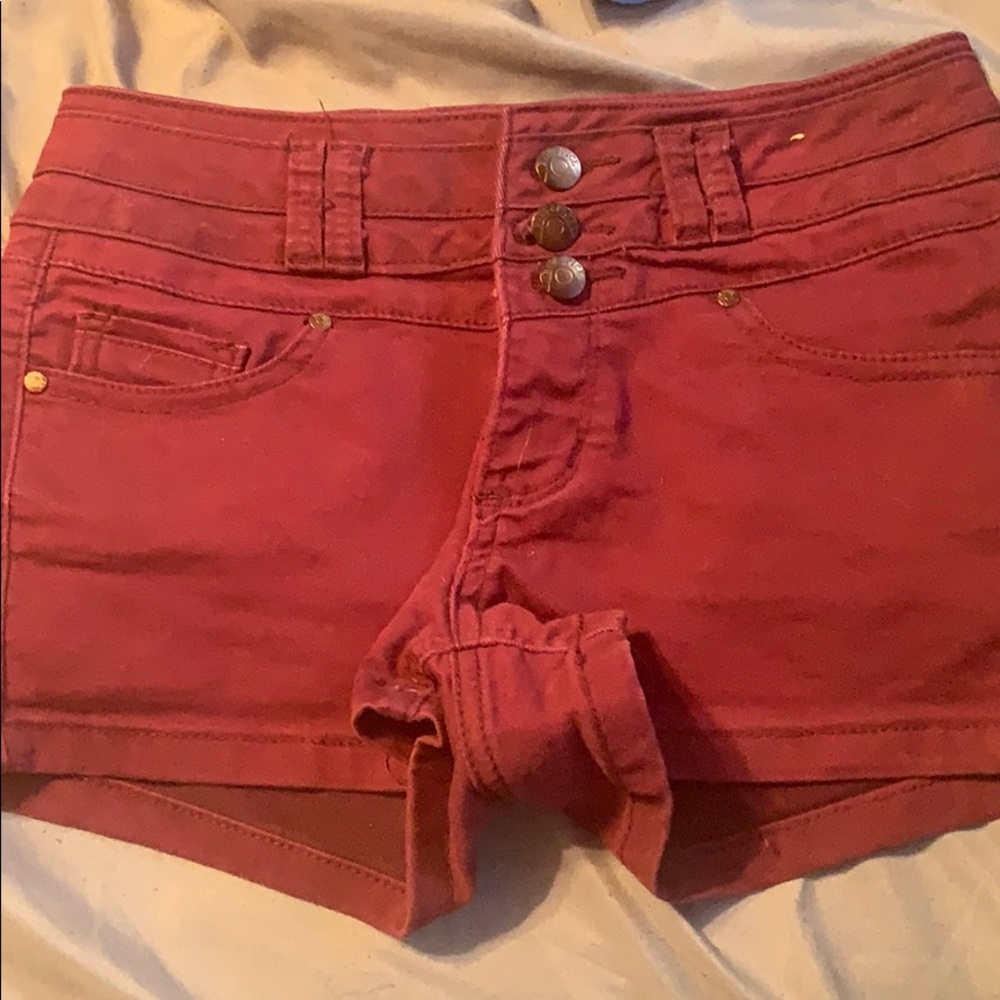 Maroon shorts